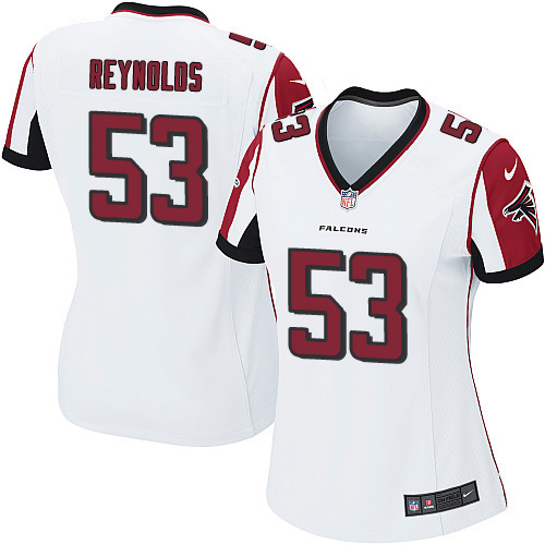 Women's Game LaRoy Reynolds Nike Jersey White Road - #53 NFL Atlanta Falcons
